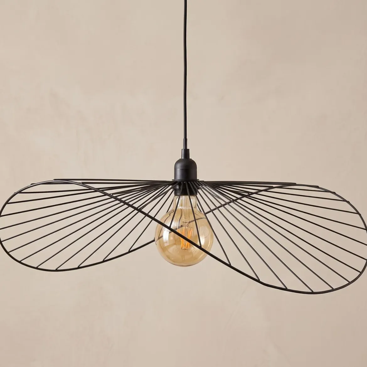 Lampa wisząca nad stół, metalowa ADELIA, Ø 58 cm