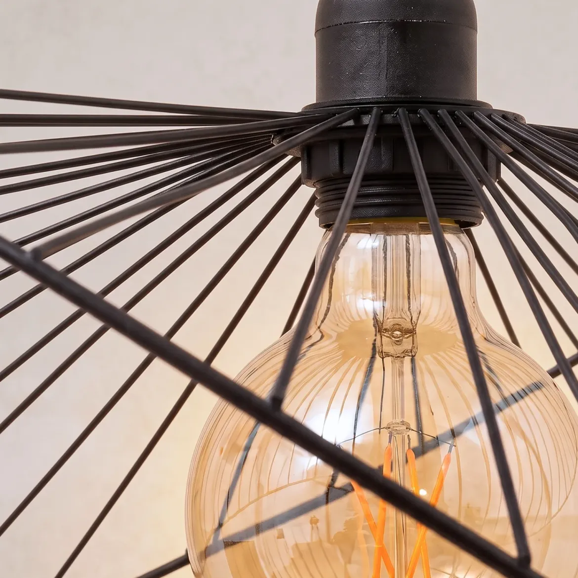 Lampa wisząca nad stół, metalowa ADELIA, Ø 58 cm