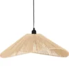 Lampa wisząca nad stół MYHA pleciony klosz, 58 cm
