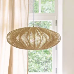 Lampa wisząca plecionka Tery, Ø 57 cm