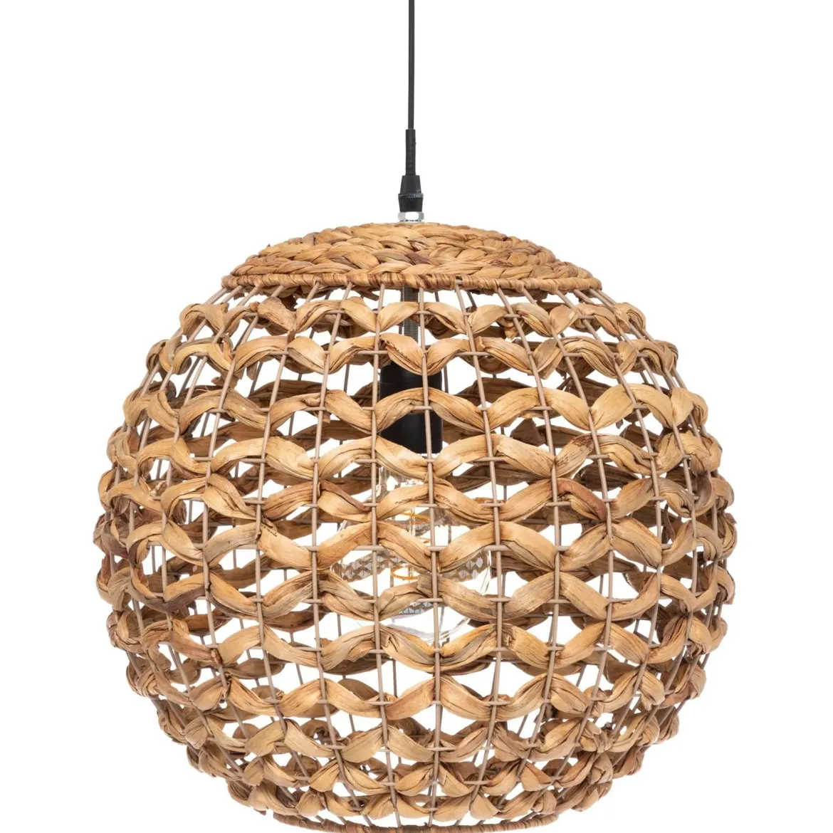 Lampa wisząca SAND z kloszem z hiacyntu, Ø 38 cm