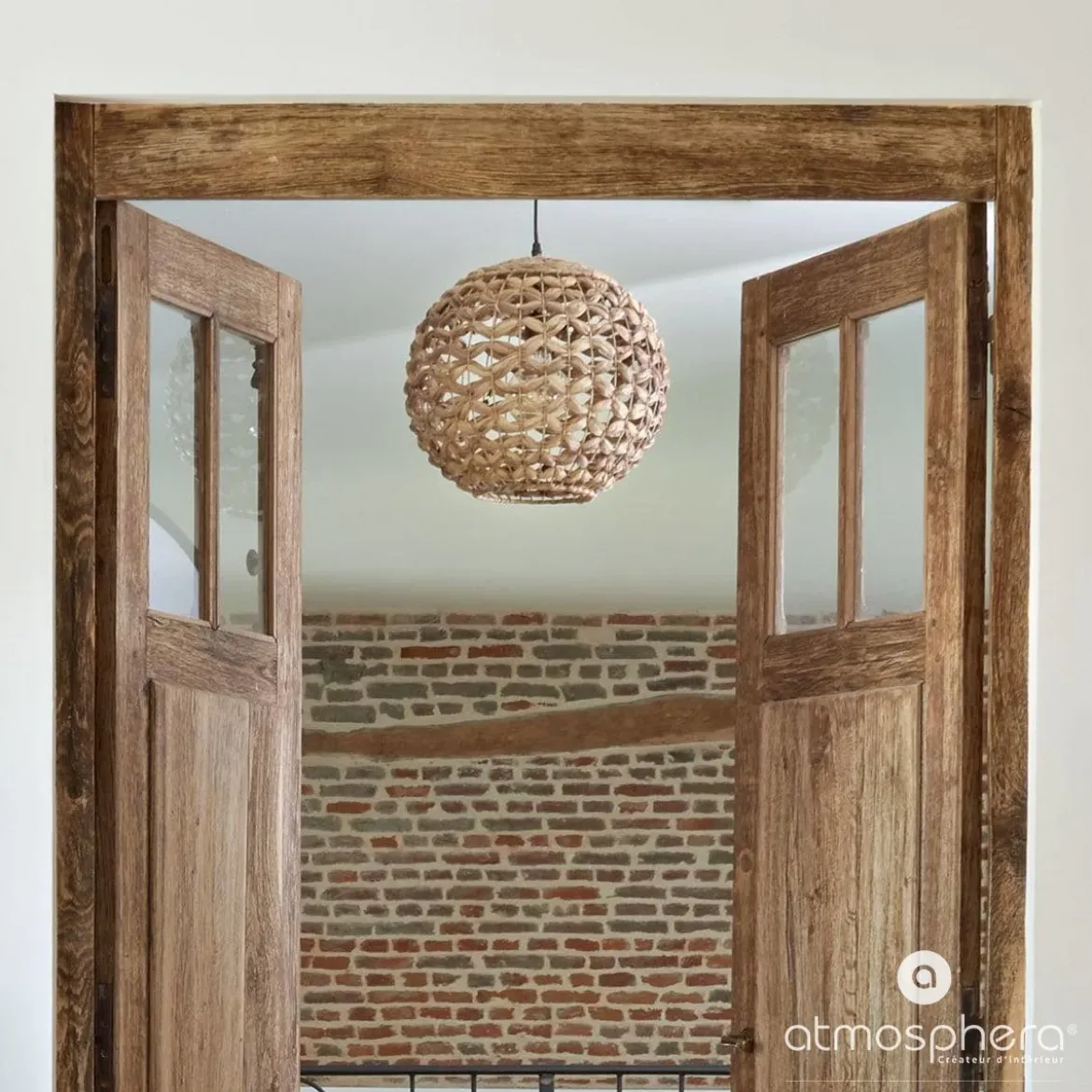 Lampa wisząca SAND z kloszem z hiacyntu, Ø 38 cm