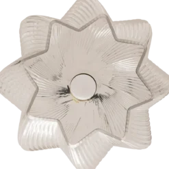 Lampa wisząca szklany klosz PHYLAS kwiat, Ø 27,5 cm