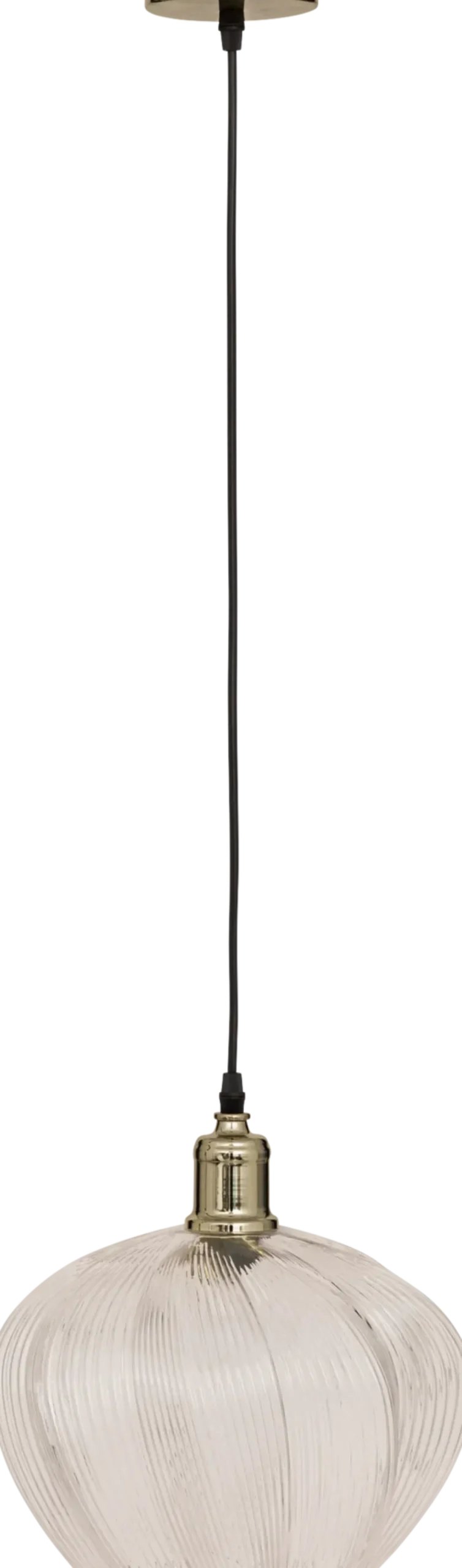 Lampa wisząca szklany klosz PHYLAS kwiat, Ø 27,5 cm