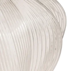 Lampa wisząca szklany klosz PHYLAS kwiat, Ø 27,5 cm