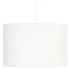 Lampa wisząca TINA, abażur bouclé, Ø 37 cm