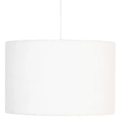 Lampa wisząca TINA, abażur bouclé, Ø 37 cm
