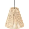 Lampa wisząca z kloszem z metalu i papieru, Ø 30 cm
