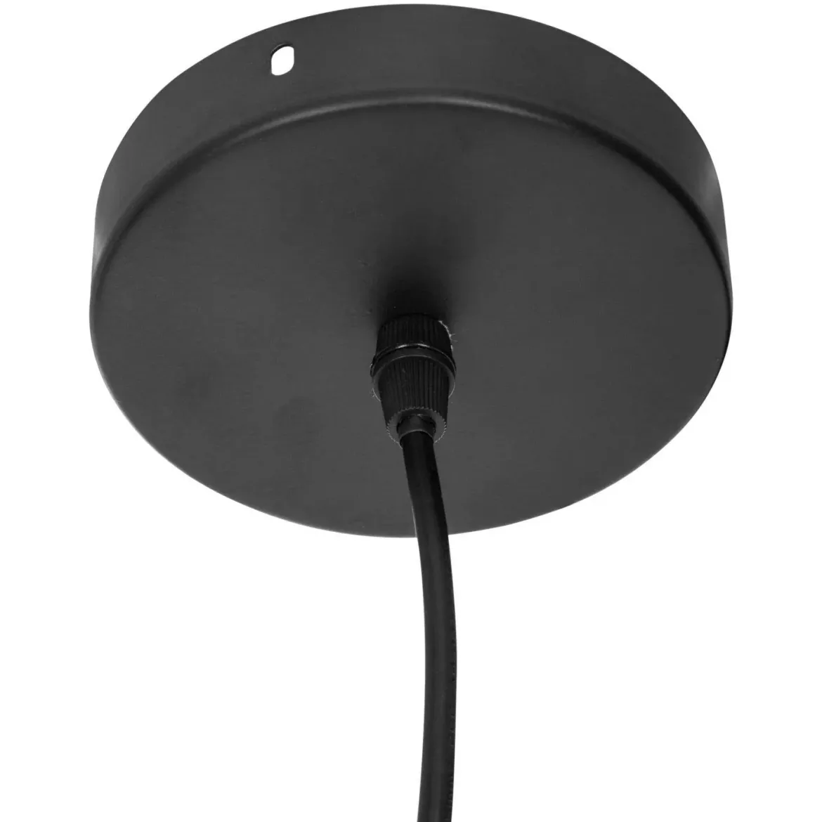 Lampa wisząca z plecionki Jily, metal, Ø 48 cm