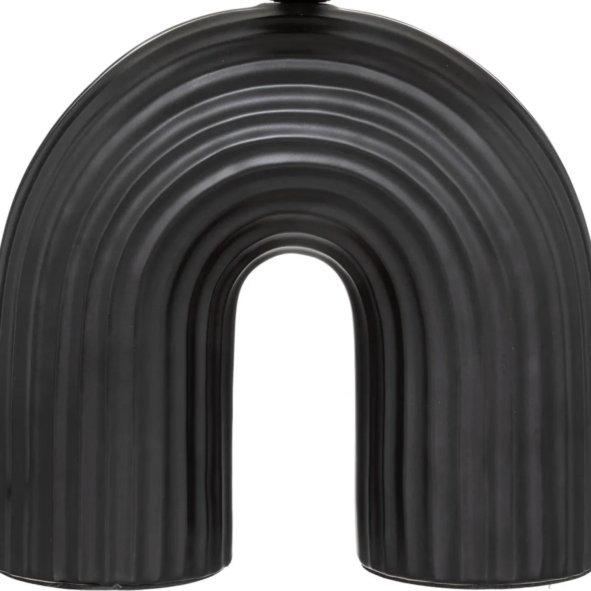 Lampa z abażurem Eidel i z ceramiczną podstawą, 40,5 cm