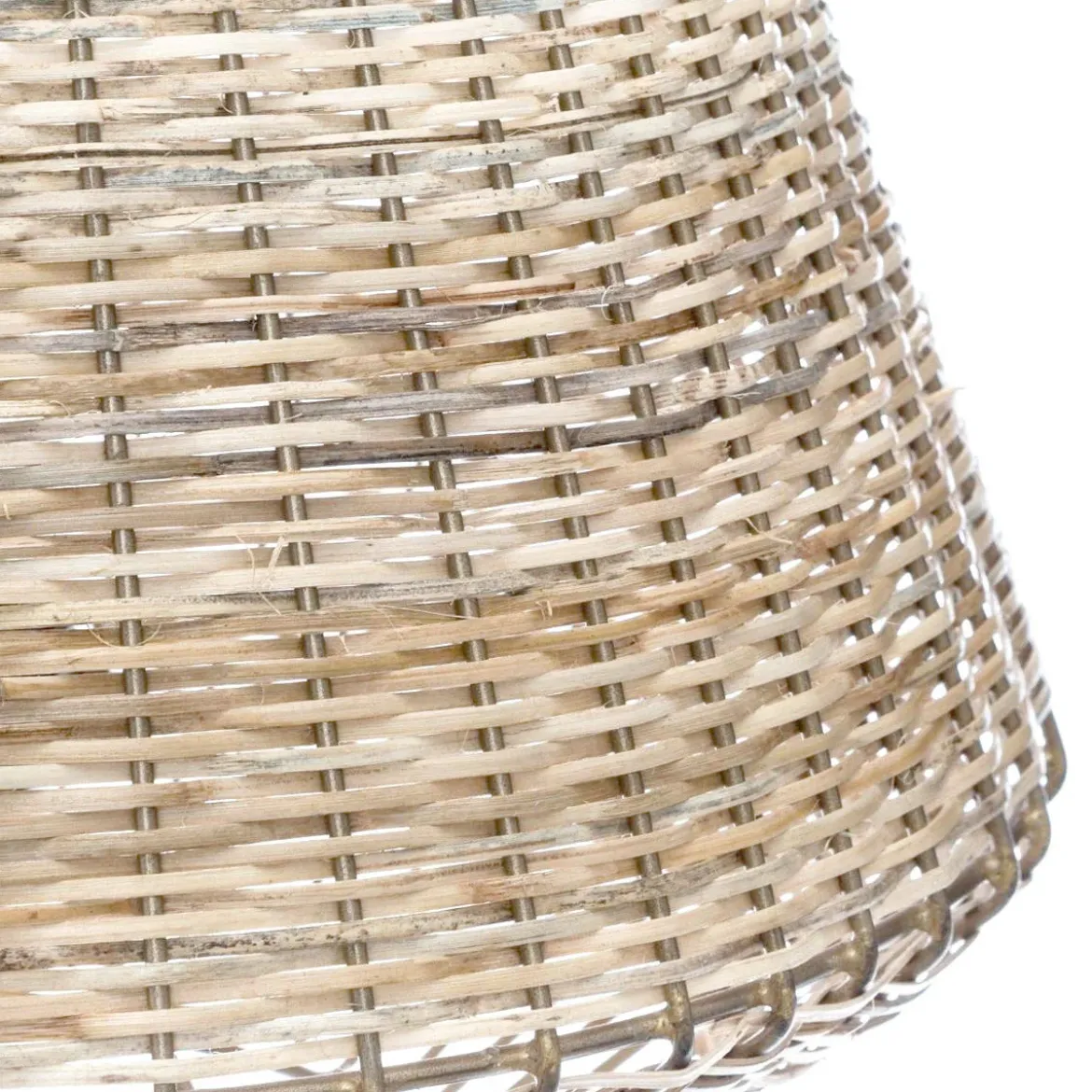 Lampa z wikliny i metalu CHERAW, 33,5 cm
