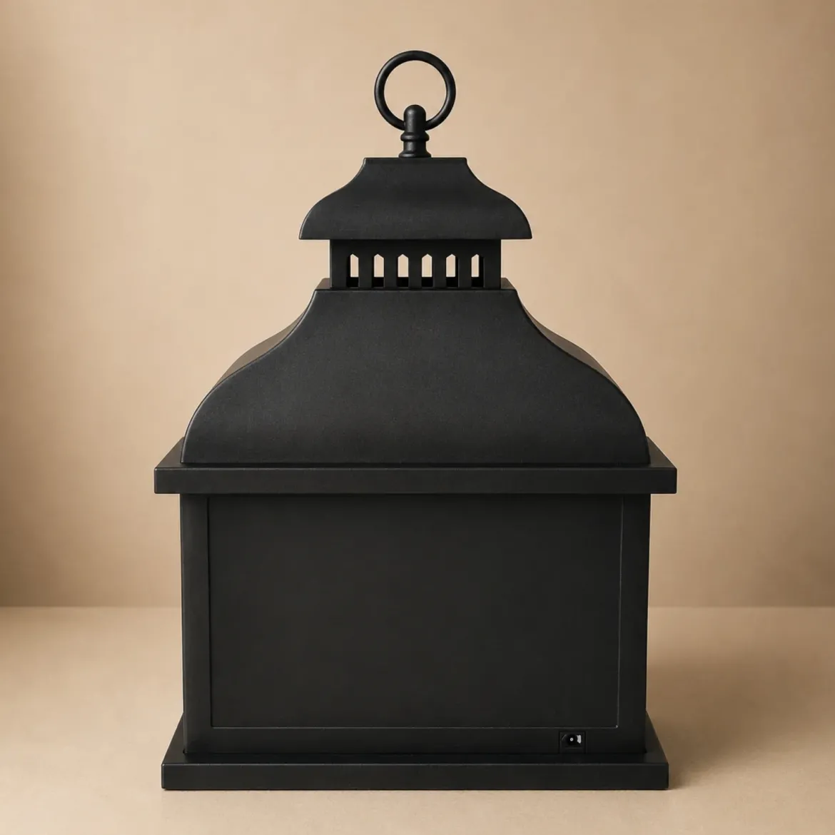 Lampion kominkowy LED, 13,5 x 25,5 x 37 cm