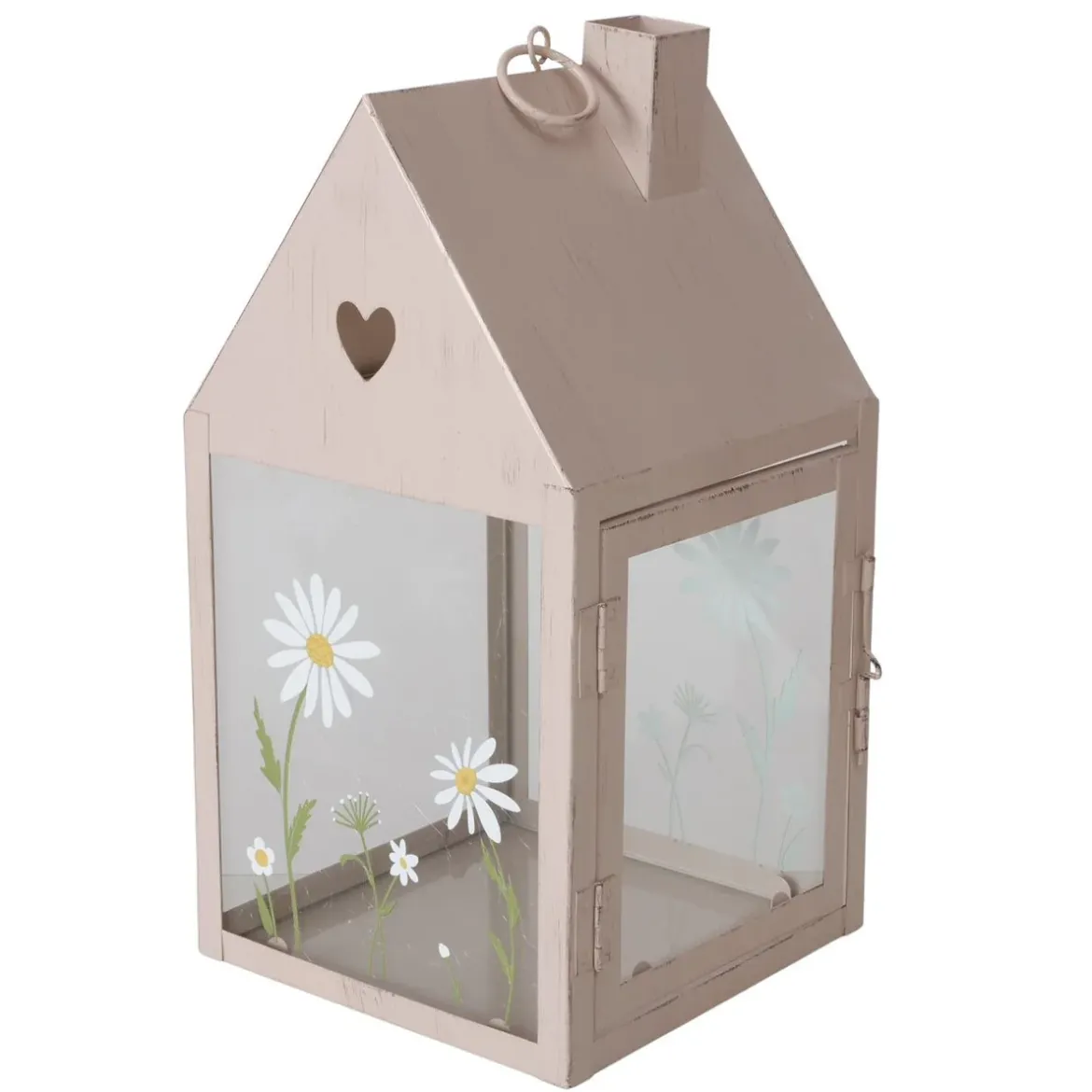 Lampion metalowy domek HONEY, wys. 27 cm