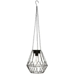 Lampion solarny ogrodowy FLAVE, wys. 60 cm, wiszący