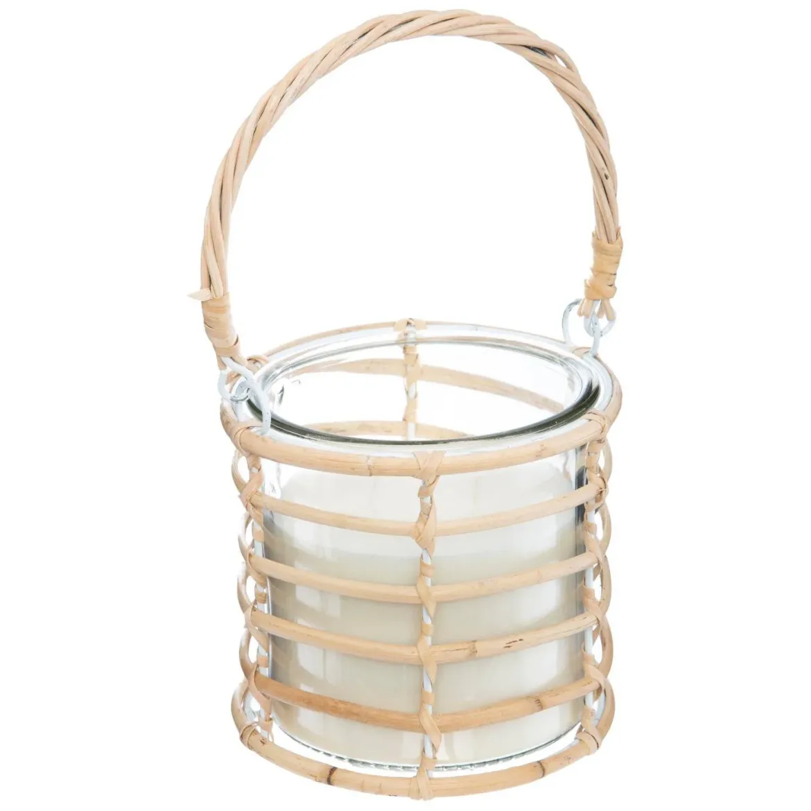Lampion, świeca przeciw komarom, zapach trawy cytrynowej, 430 g