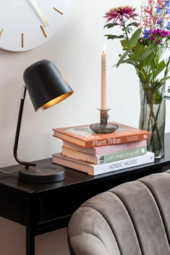 Lampka na biurko metalowa ENCANTAR, wys. 38,5 cm