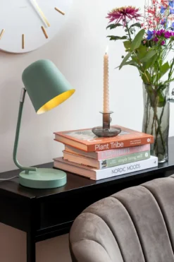 Lampka na biurko metalowa ENCANTAR, wys. 38,5 cm