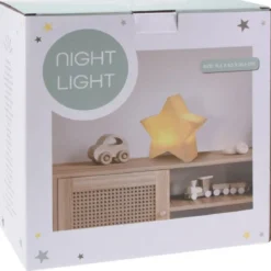 Lampka nocna dla dzieci Księżyc Gwiazdka, na baterie