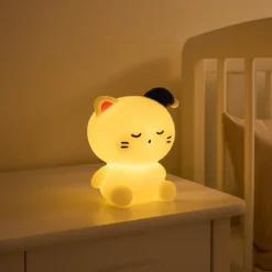 Lampka nocna kotek, wys. 10,5 cm