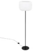 Lampka stojąca do salonu TOBIE z bawełnianym abażurem, Ø 37 x 150 cm
