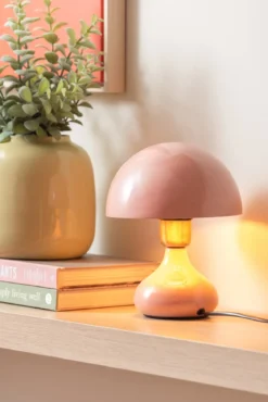 Lampka stołowa grzybek BINC, Ø 17,5 cm