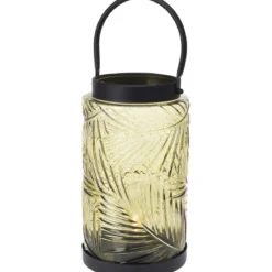 Latarenka LED, kolorowe szkło, 26 cm