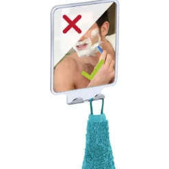 Lusterko kosmetyczne QUADRO, Vacuum-Loc, anti-fog WENKO