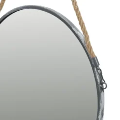 Lustro ścienne okrągłe na sznurku, Ø 37 cm