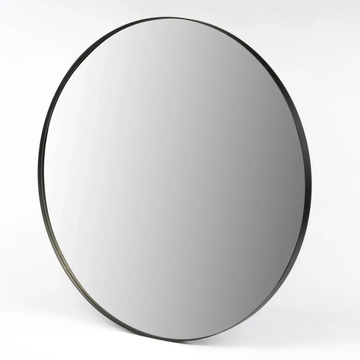 Lustro okrągłe NOOR, metalowa rama, Ø 80 cm