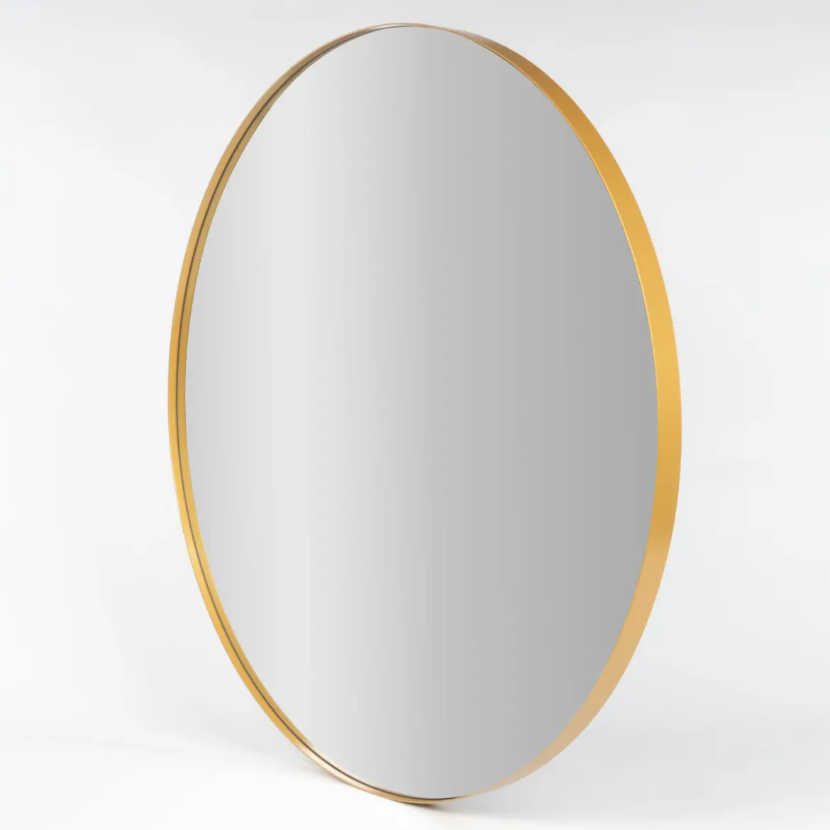 Lustro okrągłe NOOR, metalowa rama, Ø 80 cm