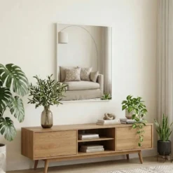 Lustro wiszące SKARP, prostokątne, 60 x 80 cm