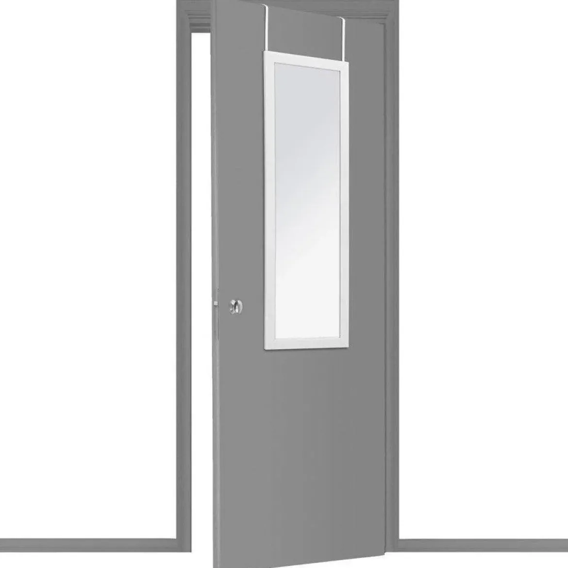 Lustro zawieszane na drzwi, 110x36 cm