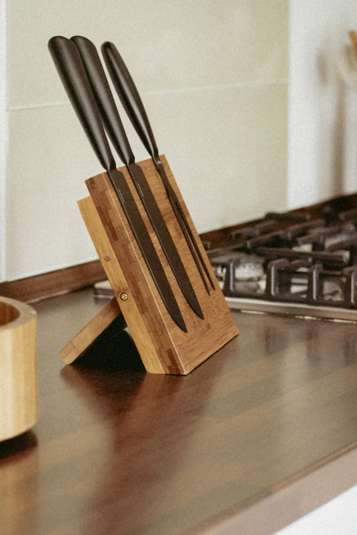 Magnetyczny stojak na noże MESINA, bambus