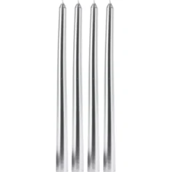 Metaliczne świece stołowe, 30 cm