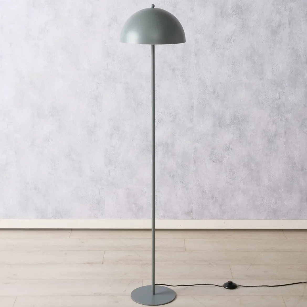 Metalowa lampa stojąca PETUNIA grzybek, wys. 140 cm