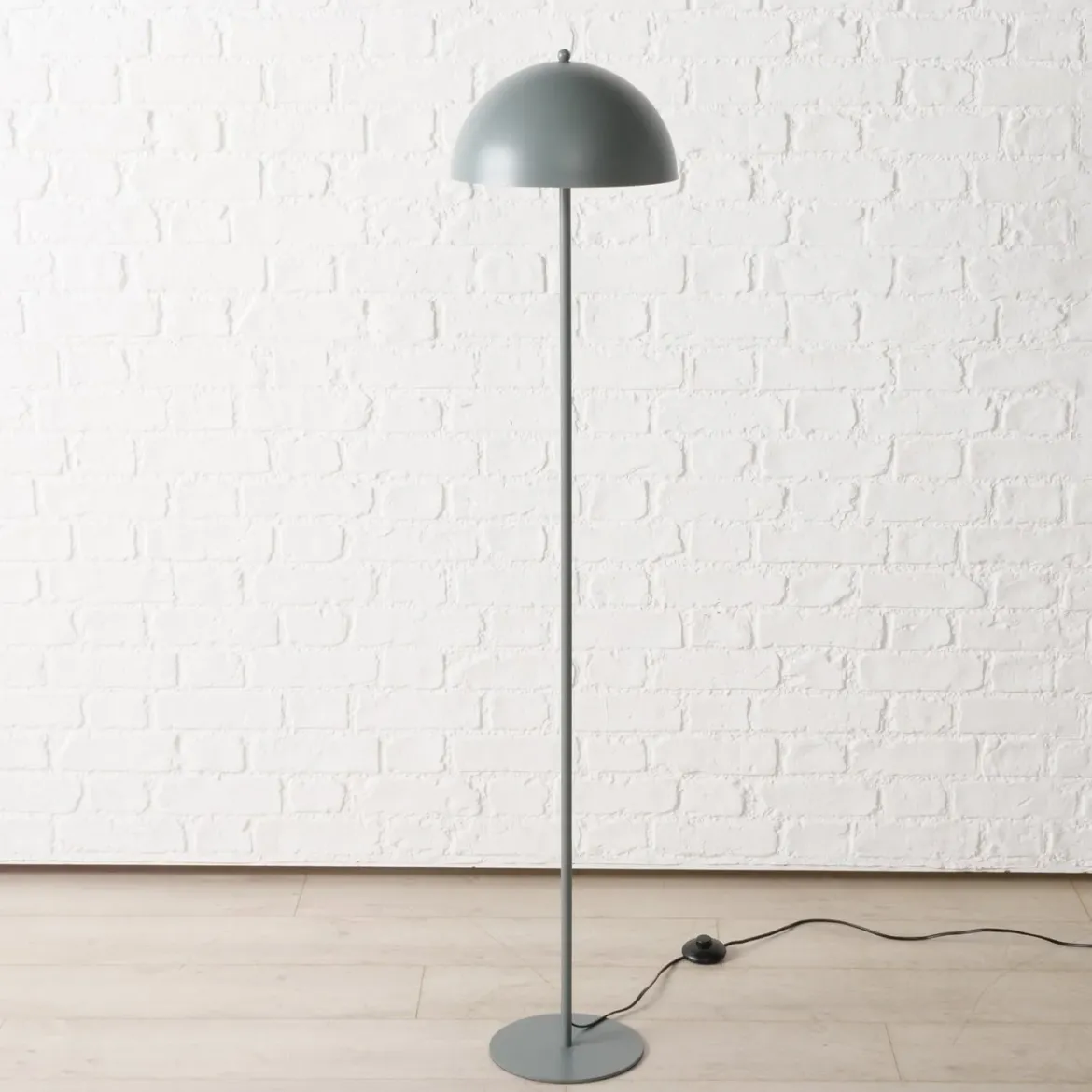 Metalowa lampa stojąca PETUNIA grzybek, wys. 140 cm