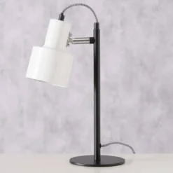 Metalowa lampa stołowa Riva, 36 cm, regulowany klosz