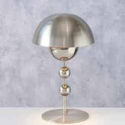 Metalowa lampka grzybek LUISE, 43,5 cm
