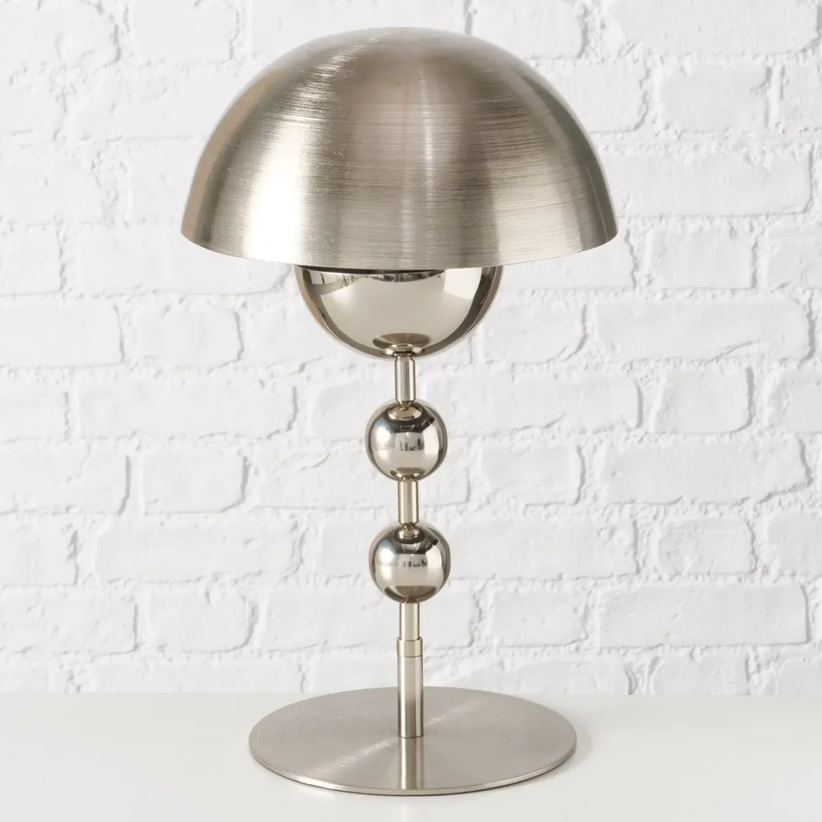 Metalowa lampka grzybek LUISE, 43,5 cm