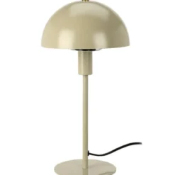 Metalowa lampka na stół, grzybek, 18 x 36 cm