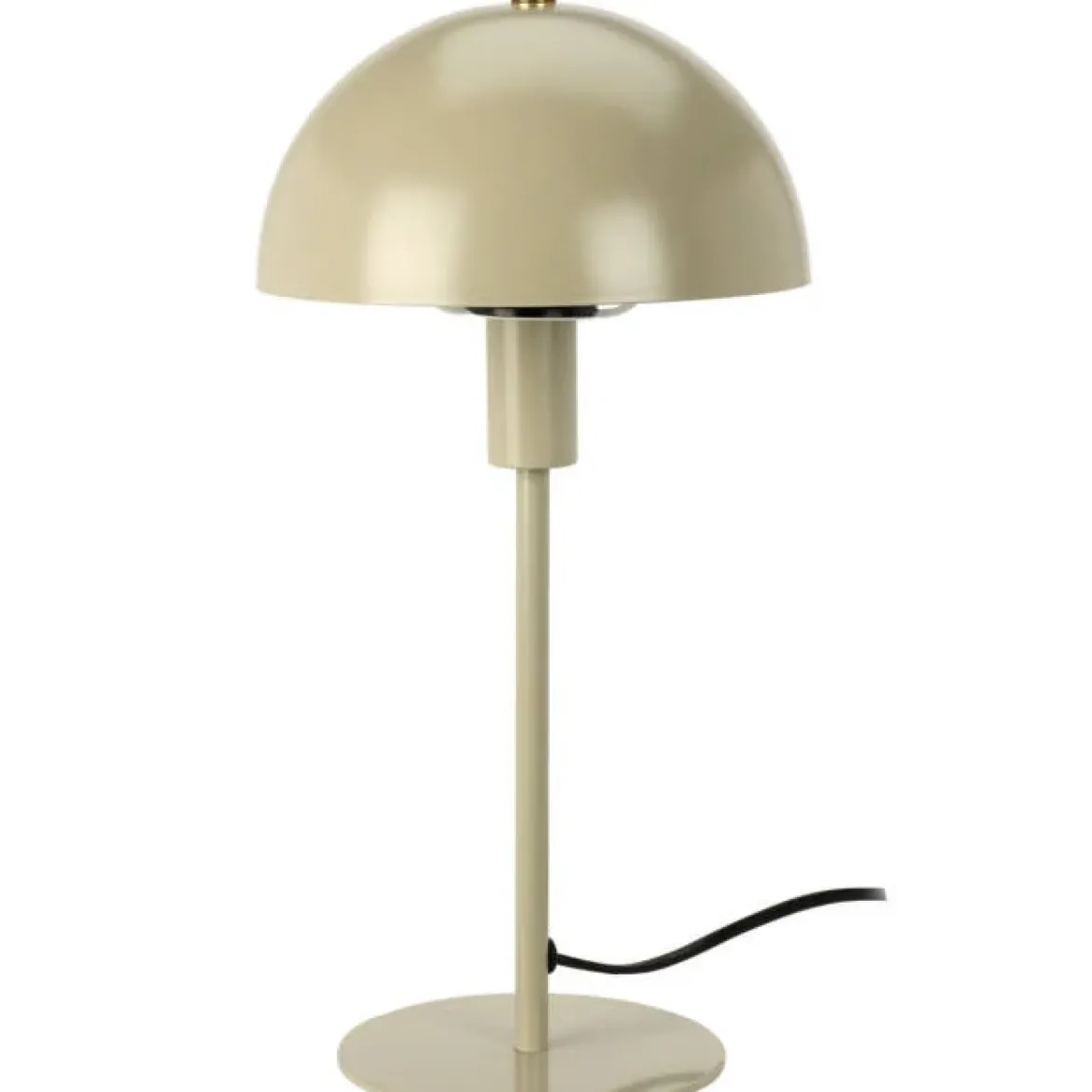 Metalowa lampka na stół, grzybek, 18 x 36 cm