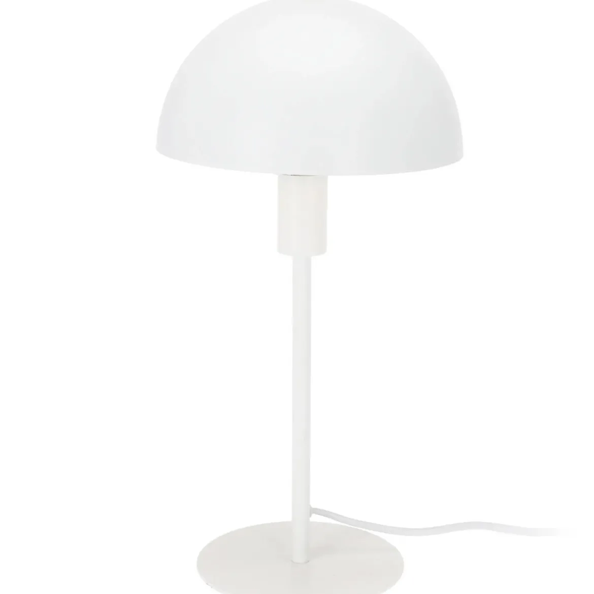 Metalowa lampka na stół, grzybek, 18 x 36 cm