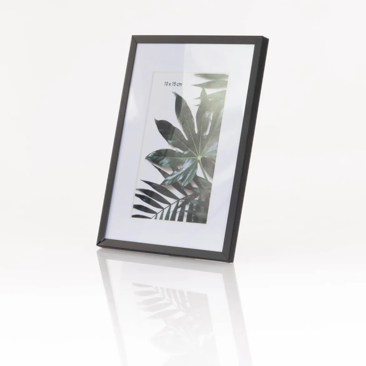 Metalowa ramka na zdjęcie, passe-partout, 20,8 x 15,5 x 1 cm