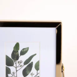 Metalowa ramka stojąca na trzy zdjęcia, passe-partout, 22 x 12 x 1 cm