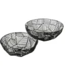 Metalowe misy dekoracyjne GRAPHINA, 2 szt. Ø 25-30 cm