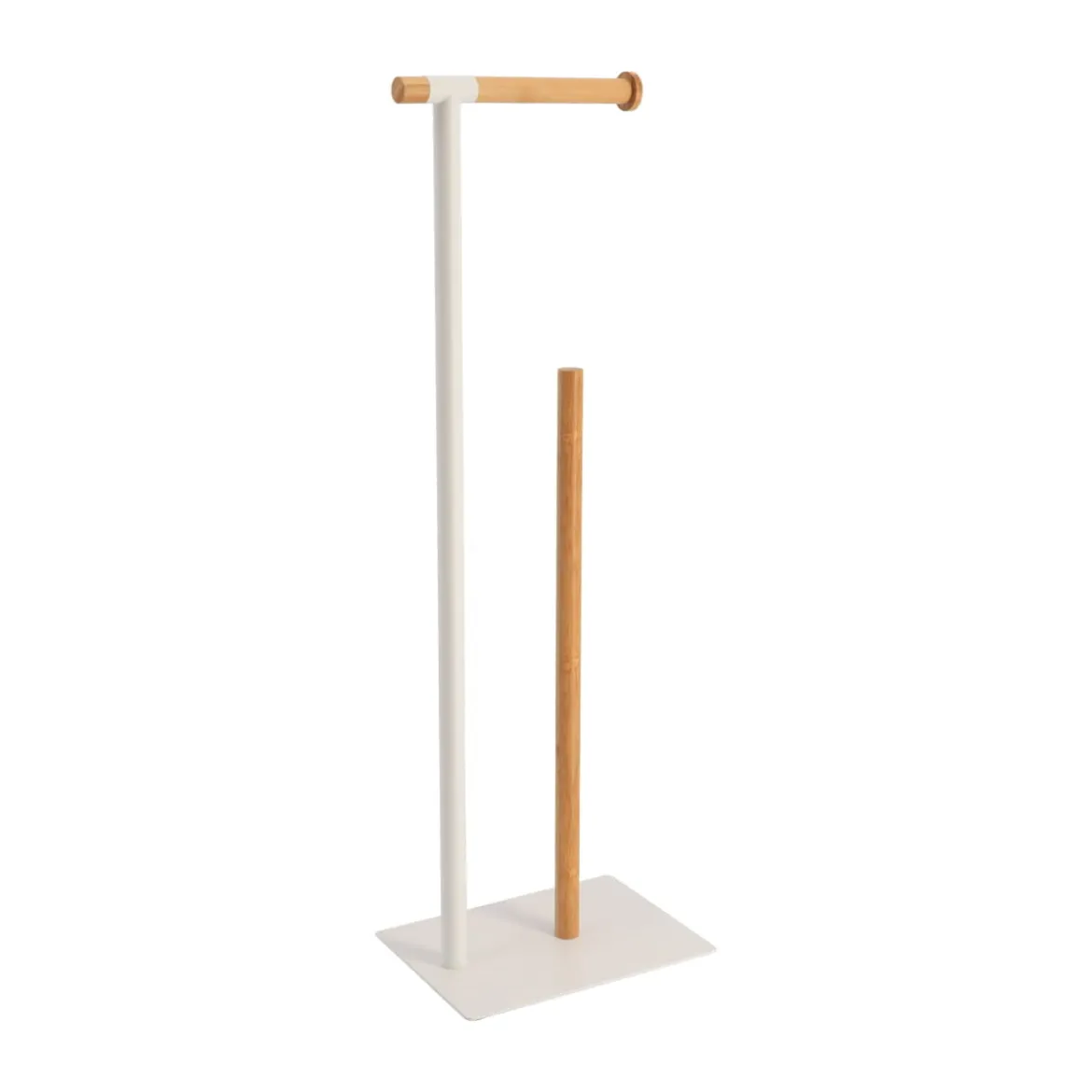 Metalowy stojak na papier toaletowy z zapasem MAT, 69,5 x 22 x 16 cm