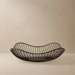 Misa na owoce metalowa ażurowa, 28 x 28 x 8 cm
