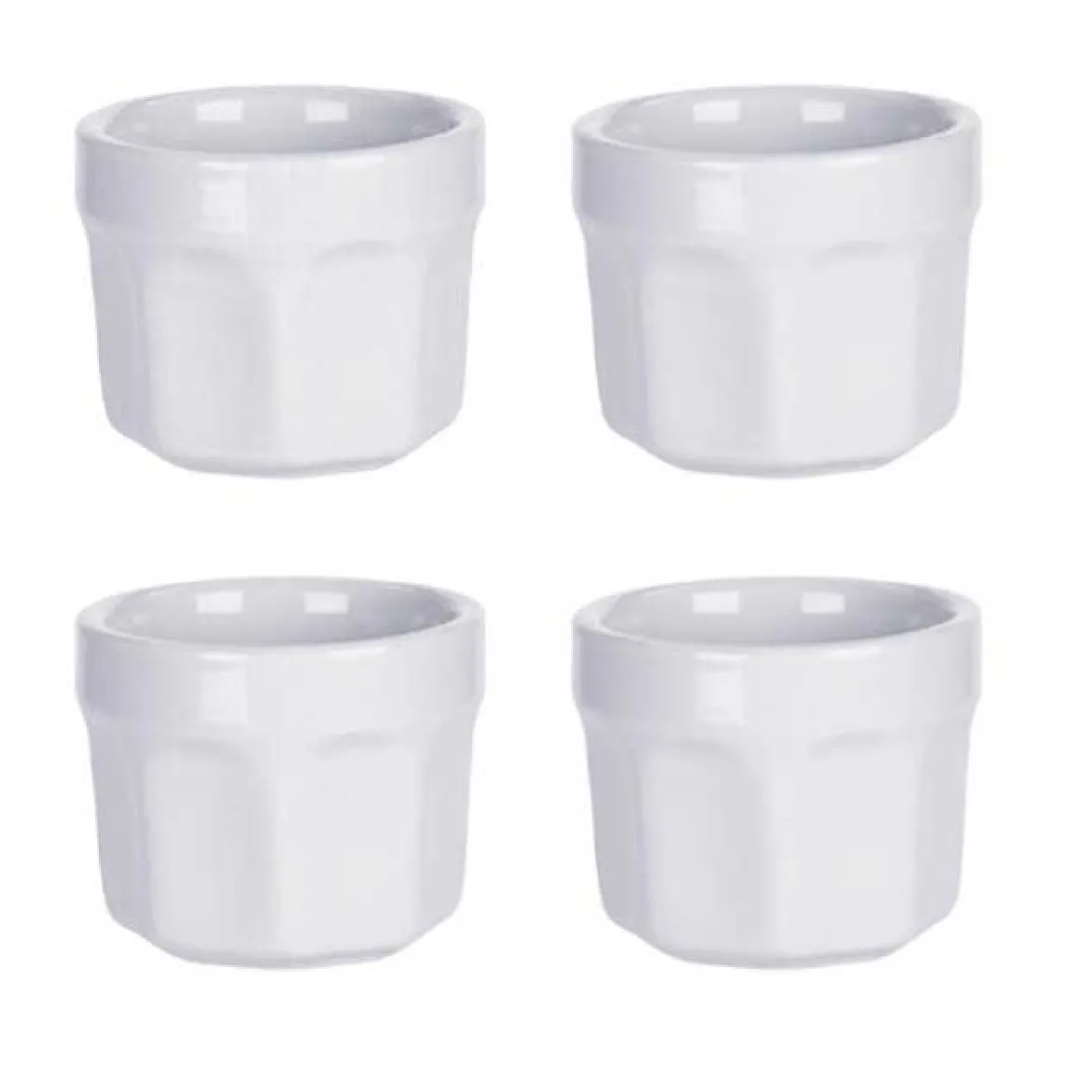 Miseczki na przekąski z porcelany, 4 szt.