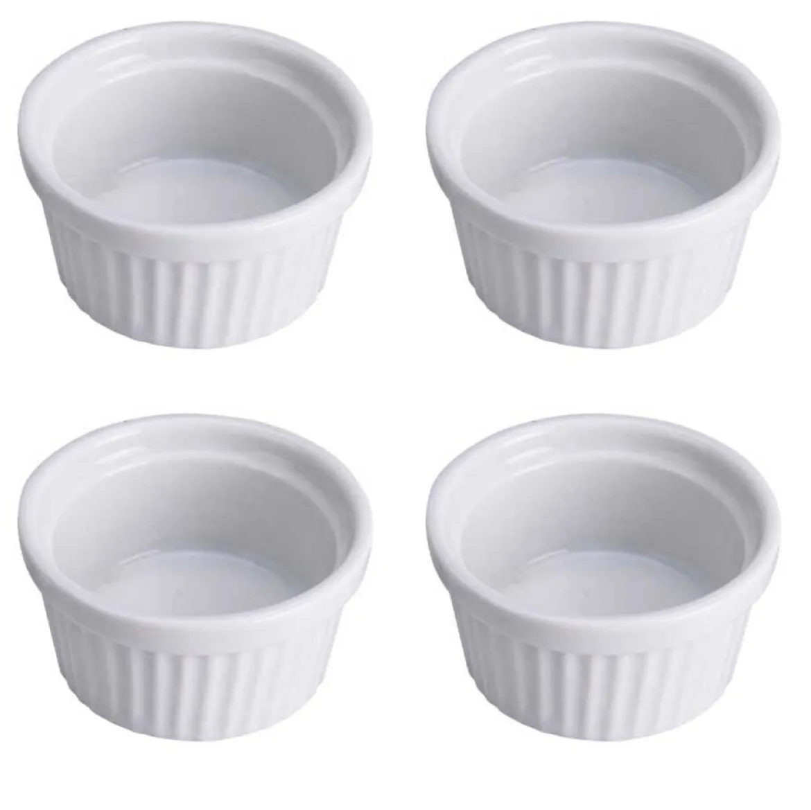 Miseczki na przekąski z porcelany, 4 szt.