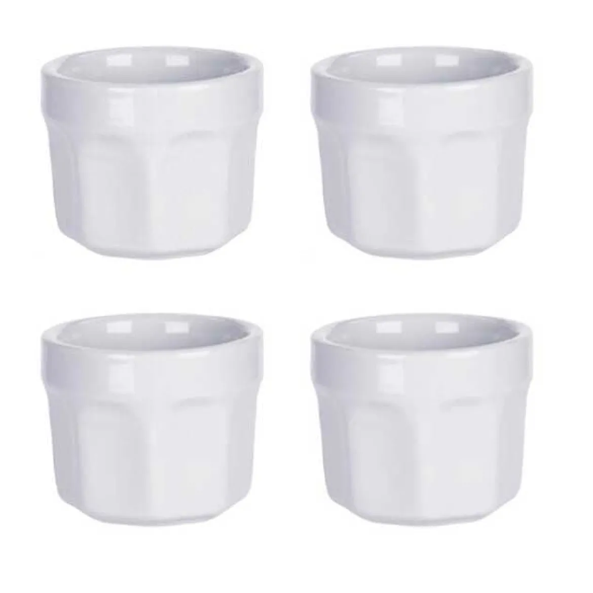 Miseczki na przekąski z porcelany, 4 szt.